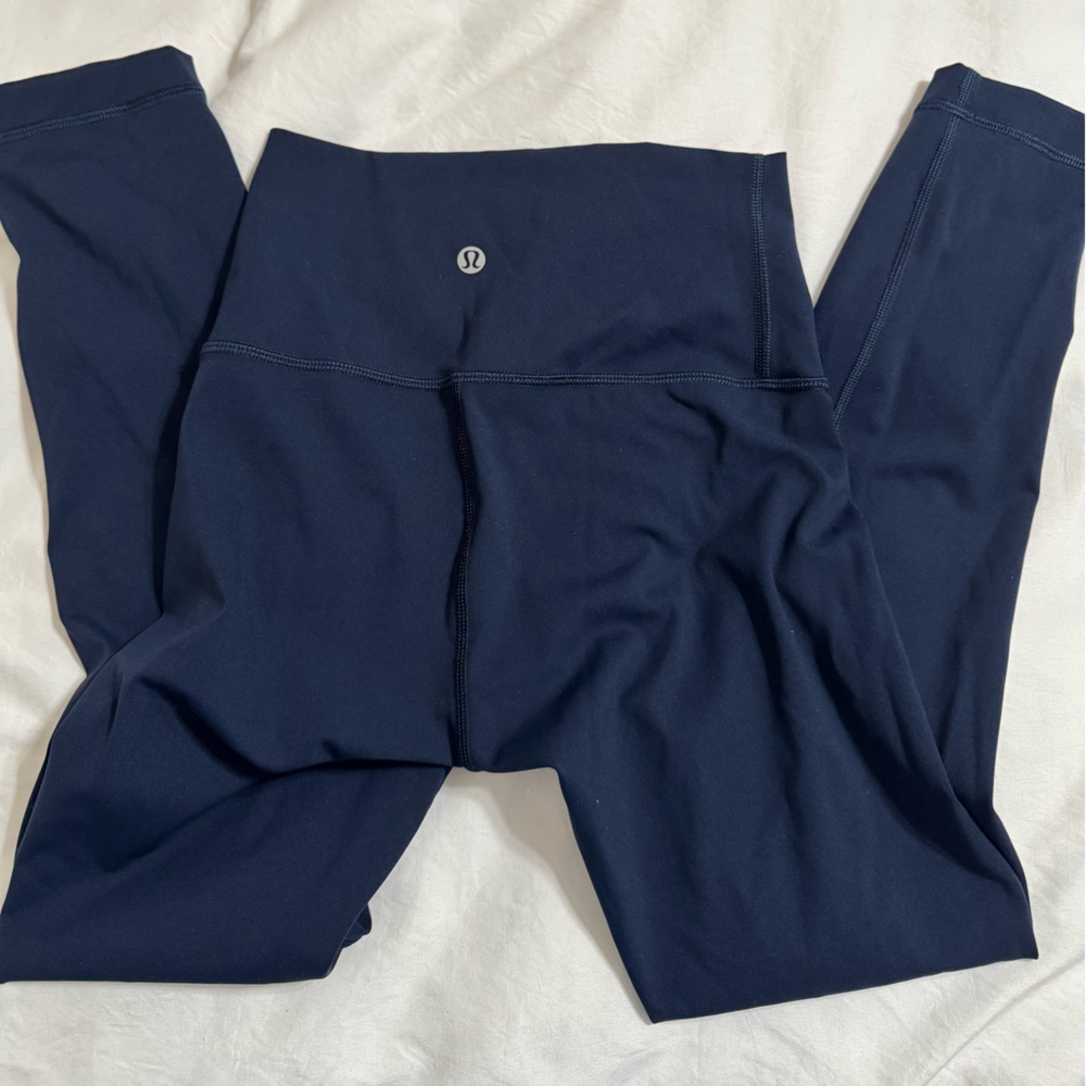 Lululemon Wunder Under High-Rise Crop 23” True Navy Leggings